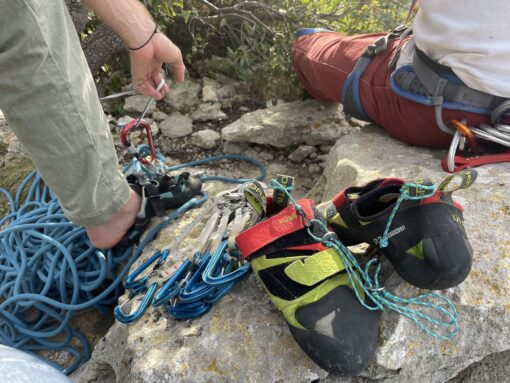 Cavigliere salva-scarpette arrampicata - immagine 6