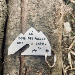 Portachiavi montagna con apribottiglie integrato