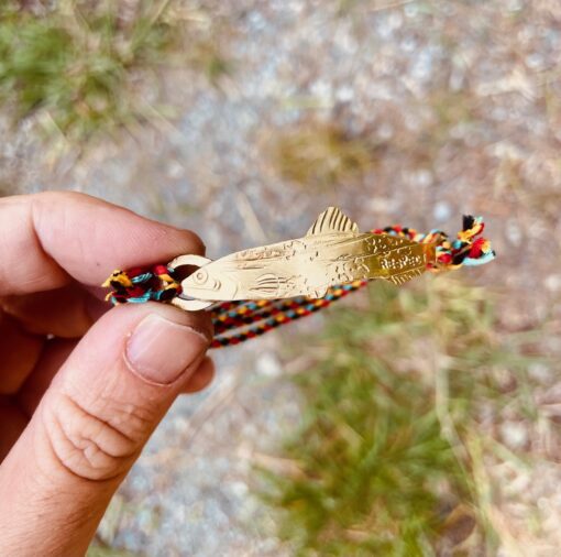 Bracciale acciuga - bracciale pesce - rispetta il mare - immagine 6