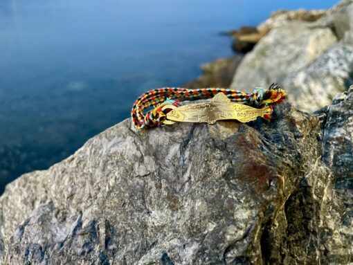 Bracciale acciuga - bracciale pesce - rispetta il mare